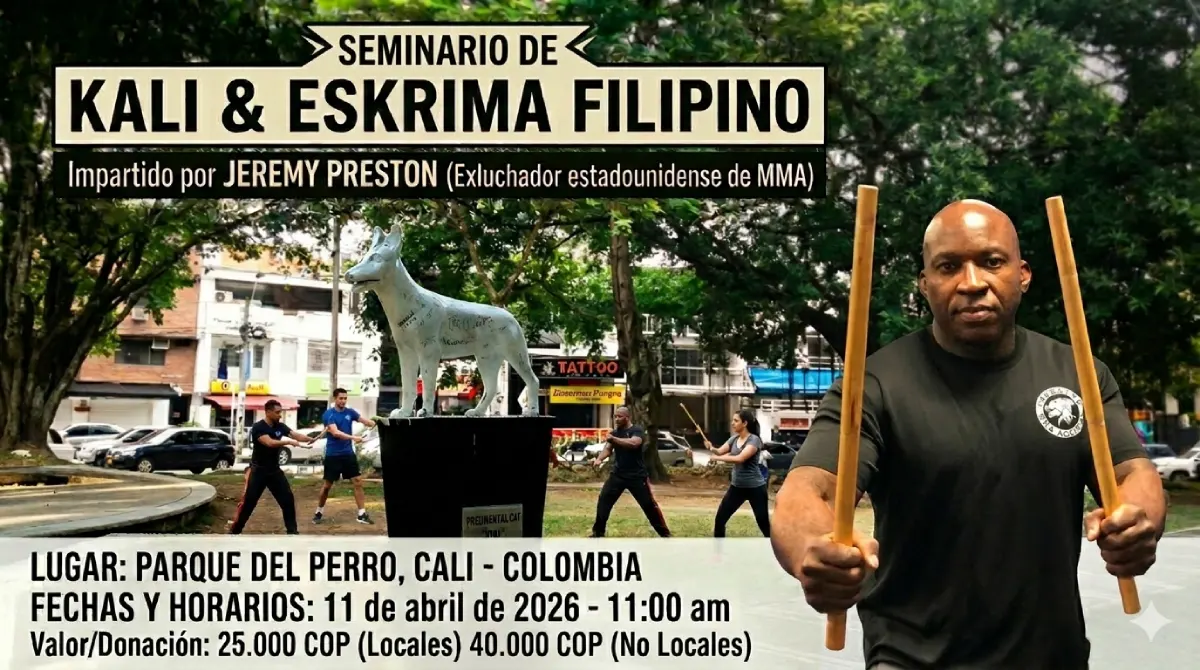 Seminario de artes marciales filipinas Kali y Eskrima en Cali
